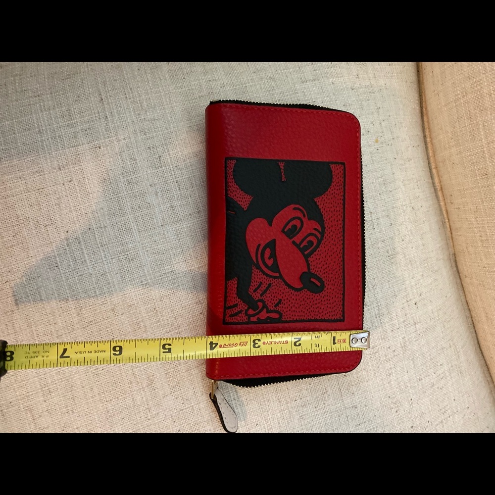 Coach Limited Edition Keith Haring Mickey Mouse wallet. NWT - Picture 4 of 12